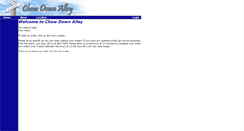 Desktop Screenshot of chowdownalley.com