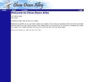 Tablet Screenshot of chowdownalley.com